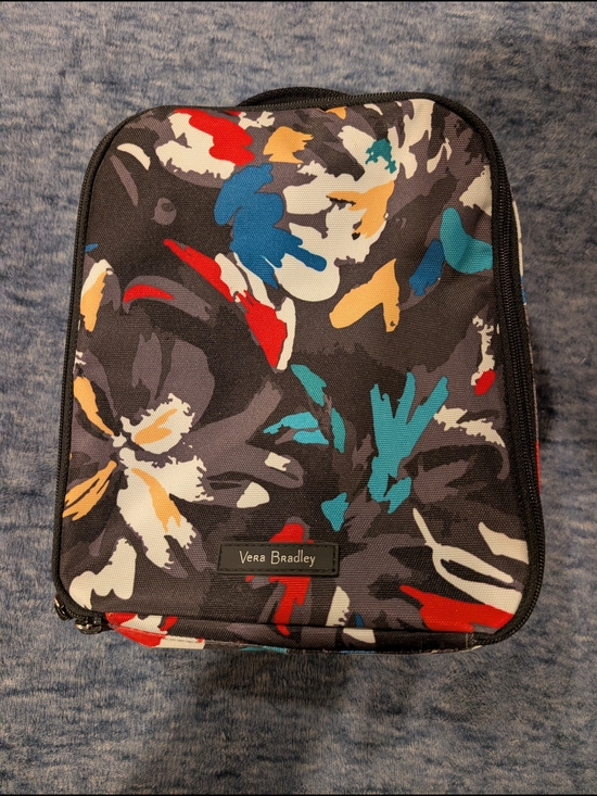 Vera Bradley Other - NWOT Vera Bradley Floral Print Lunchbox in Black Multicolor